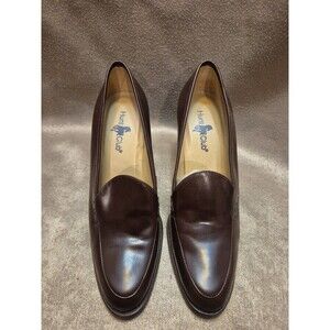 Hunt Club Leather Upper Womens Block Heel Shoe "Karen" Style Size 9.5M